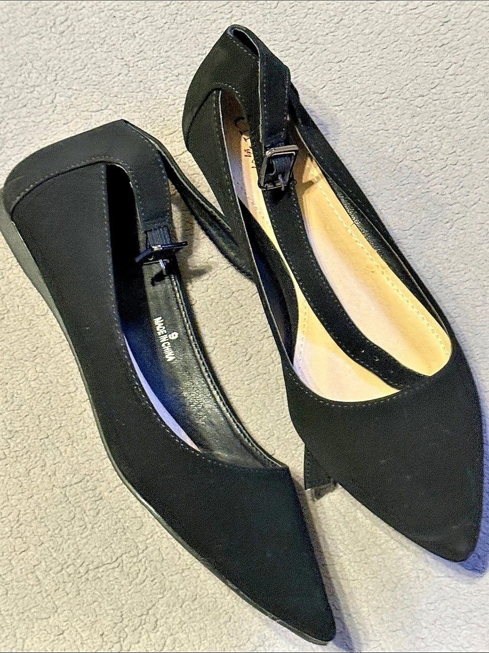 Charles by Charles David Pointed Toe Mary Jane Heels in Black Like New